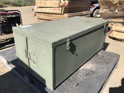 Military 20in x 42in x 16in Lockable Box, Includes