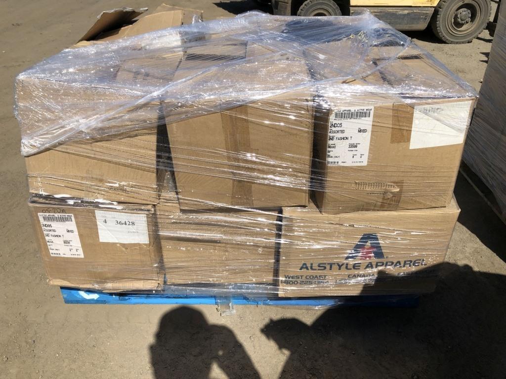 Pallet of Misc Alstyle Apparel Women's Shirts.