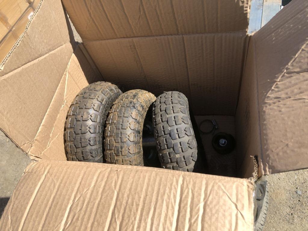 Pallet of (3) Misc Tires, and (3) Utility Tires.