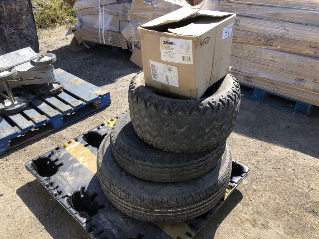 Pallet of (3) Misc Tires, and (3) Utility Tires.