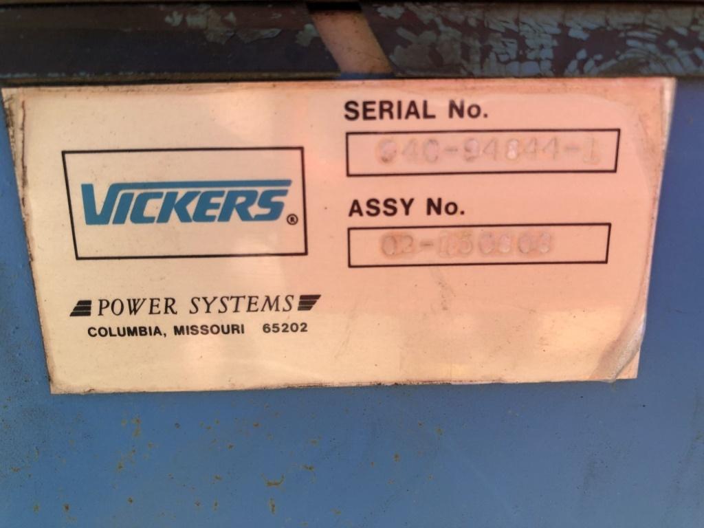 Vickers Power Systems Hydraulic Pump.