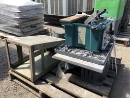 Pallet of Misc Belt & Disc Sander,