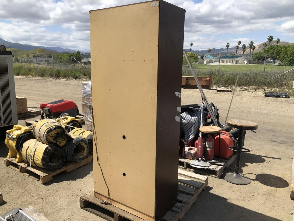 Pallet of Household Furniture, Including Cabinet