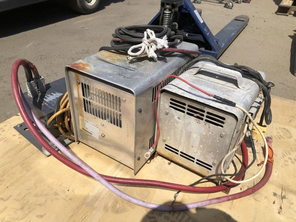 Pallet of (3) Misc Battery Chargers.