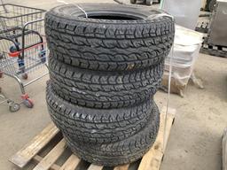 (4) Pathfinder Sport Sat 275/70/18 10 Ply Tires.