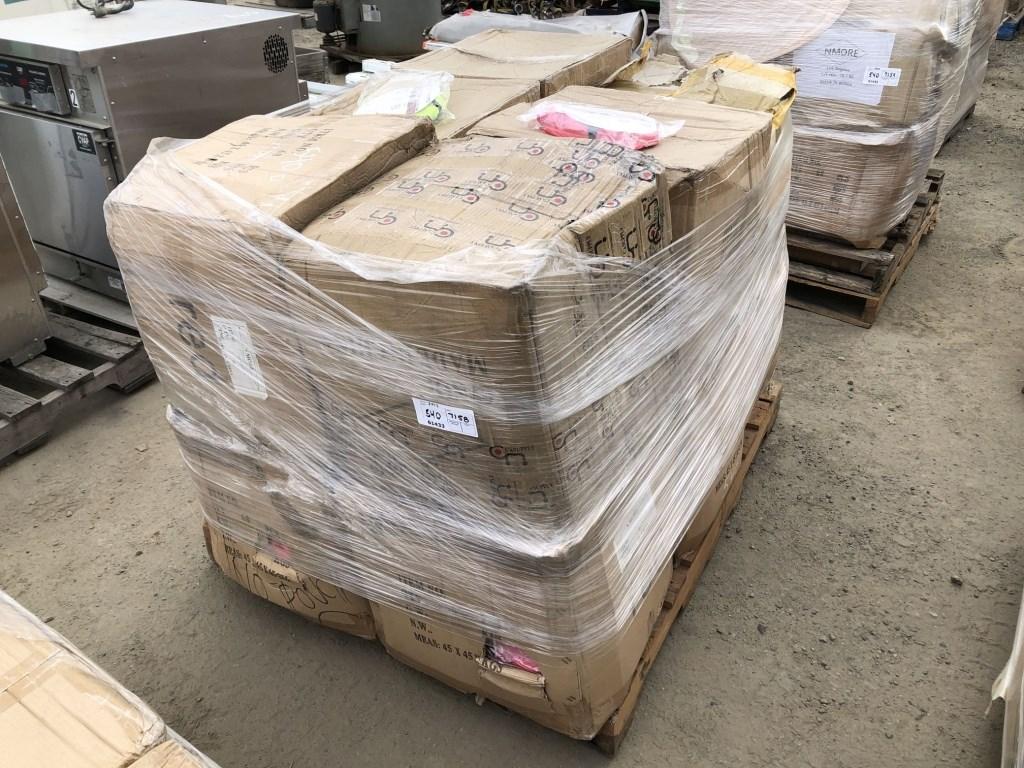 Pallet of Misc CN Supply Pop Up Hampers.