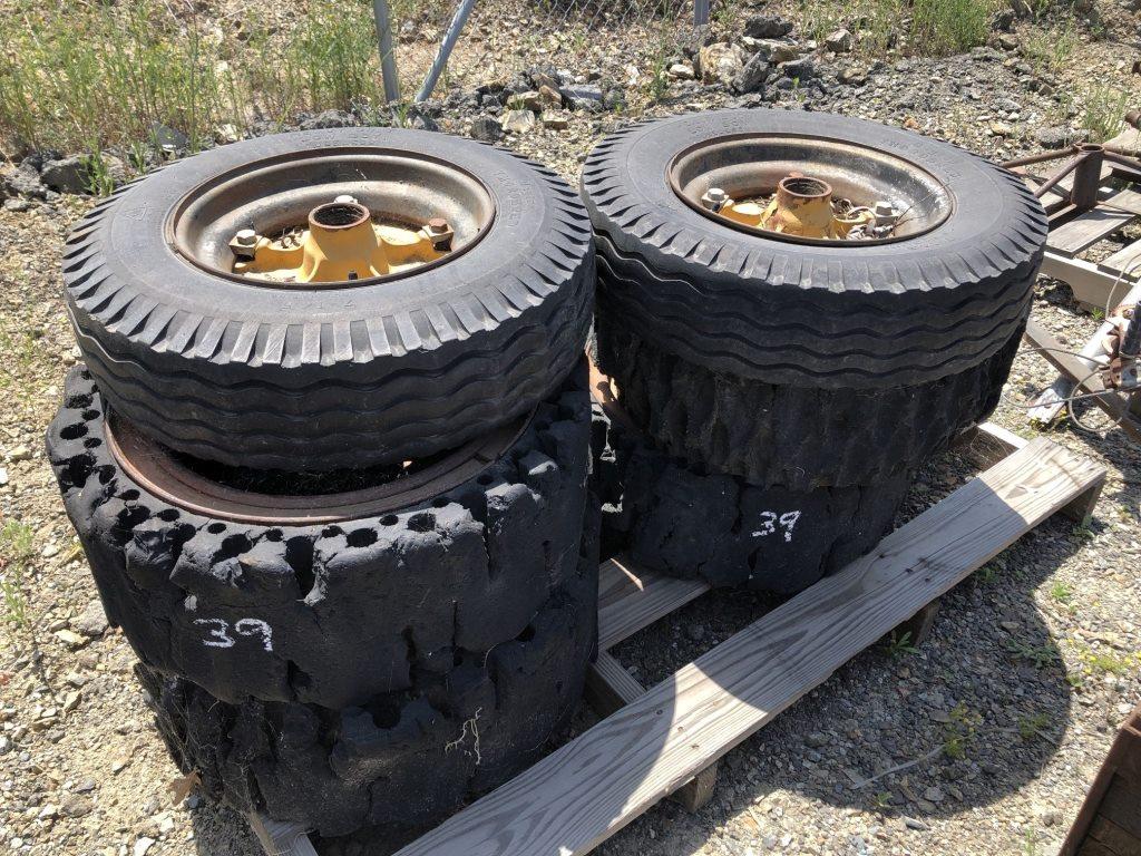 Pallet of (2) Nanko 16x6.5-8 Tires & Rims,