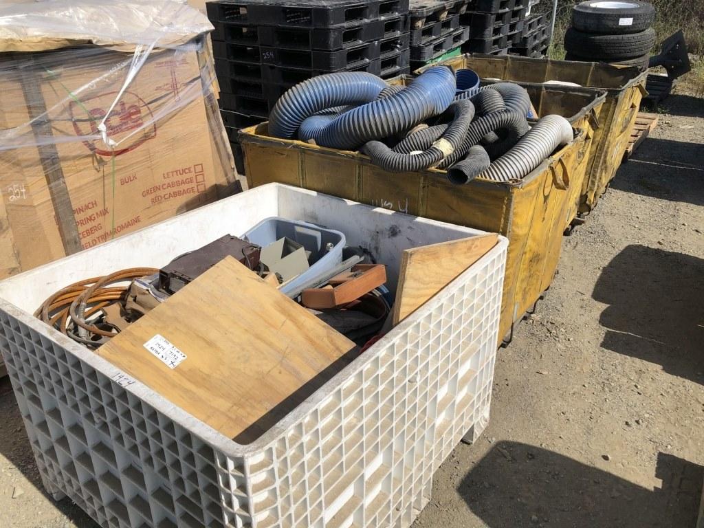 (4) Carts of Misc Items, Including Hoses,