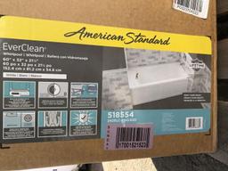 American Standard 60in LH Drain Bathtub,