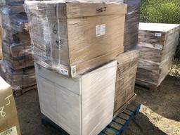 Pallet of (6) Misc Bathroom Vanities & Storage