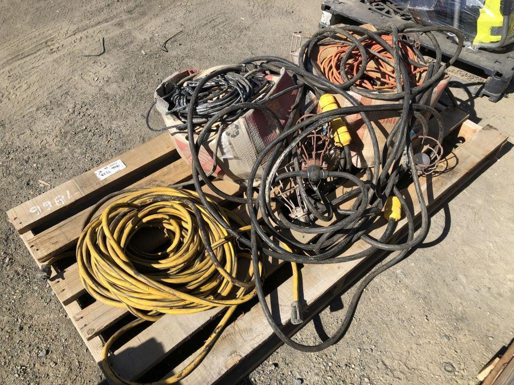 Pallet of Misc Extension Cords.