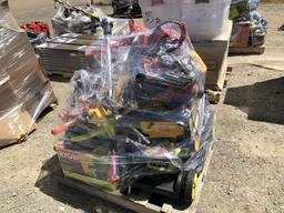 Pallet of Misc Garden/Hand Tools, Including