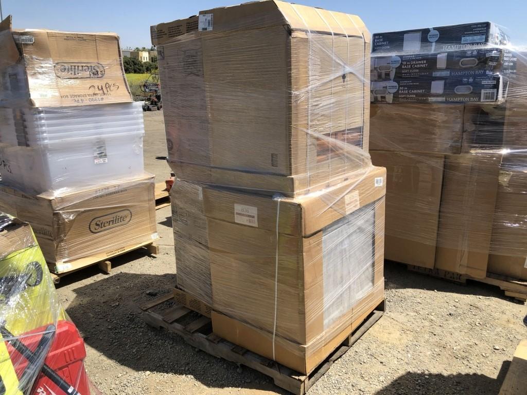 Pallet of Misc Hampton Bay Cabinets.