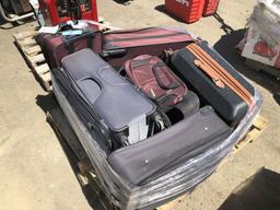 Pallet of Misc Luggage/Suitcases, Including