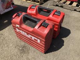 (2) Hilti Leveling Lasers w/Cases,