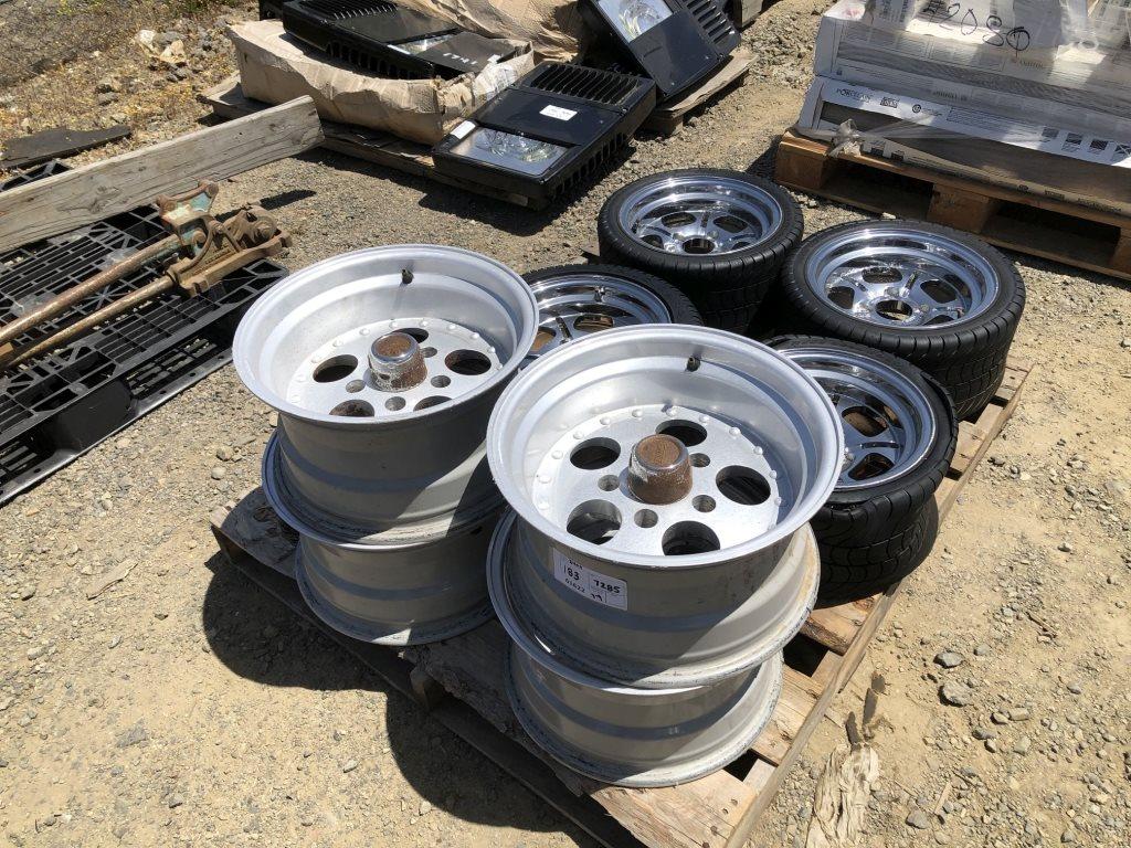 (4) Misc 5-Lug Rims,