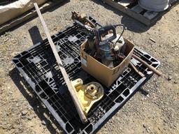 Pallet of Misc Tools Including Pipe Bender/Cutter,