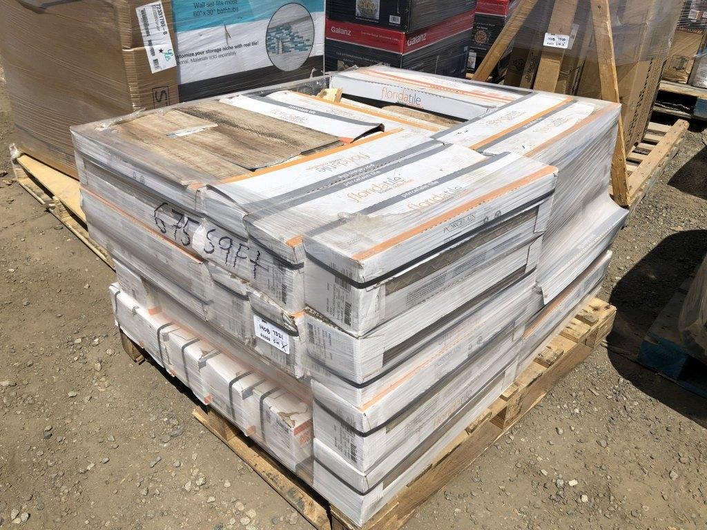 Pallet of Misc Floridatile Porceline Tile.