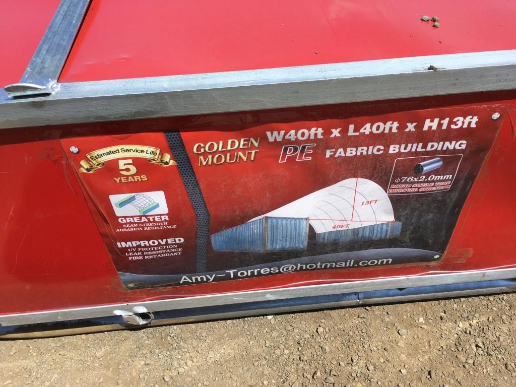 Unused Gold Mountain C404013 PE Fabric 40ft x