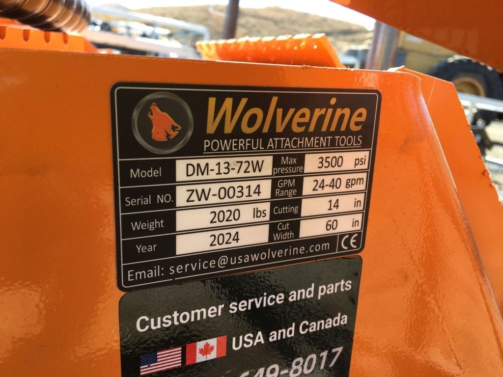 Unused Wolverine Mulcher Attachment,