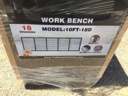 Unused Steelman 10ft Work Bench,
