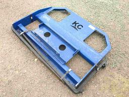 Unused 45in Forklift Carriage Attachment,