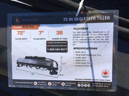 Unused 2024 Wolverine TL-12-72W 72in Roto Tiller