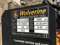 Unused 2024 Wolverine ADB-13-1218R Hydraulic Auger