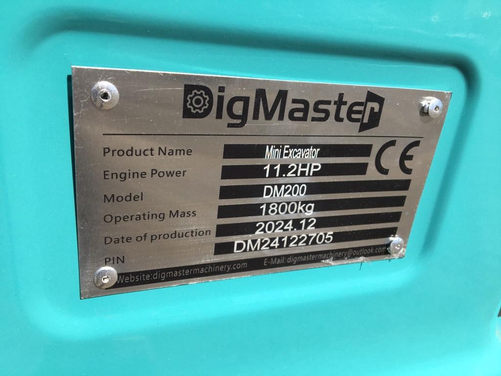 Unused 2024 Dig Master DM200 Mini Excavator,