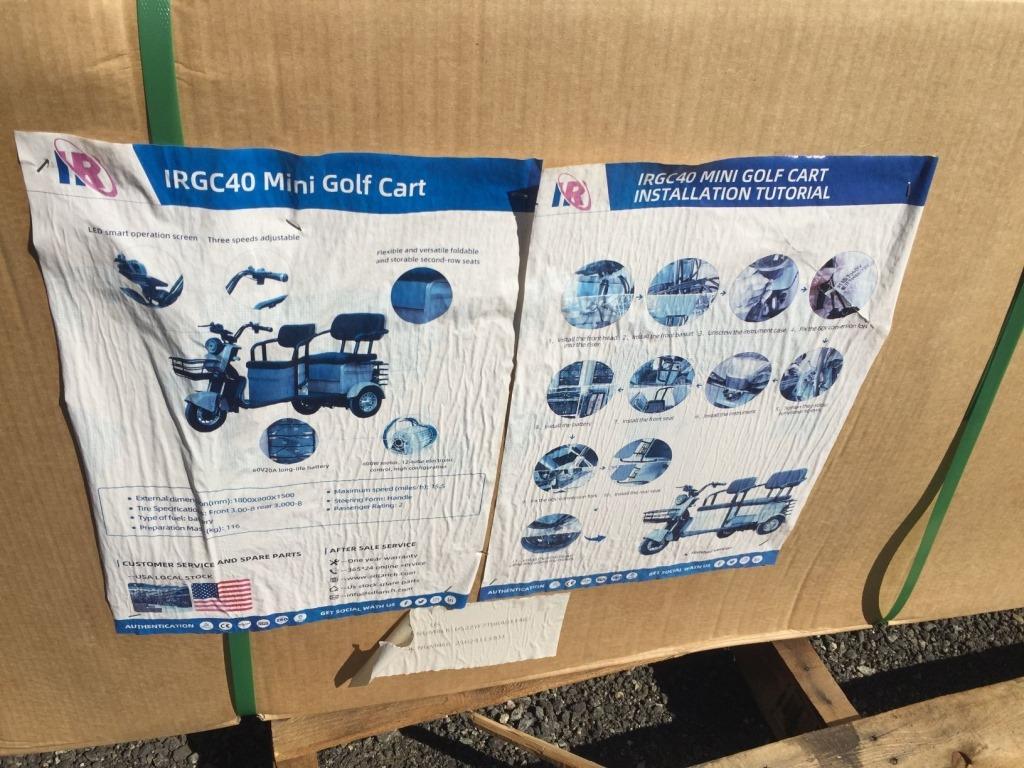 Unused 2024 IR IRGC40 3-Wheel Cart,