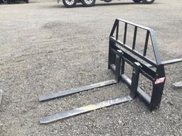 Unused Kivel 48in Forklift Carriage Attachment,