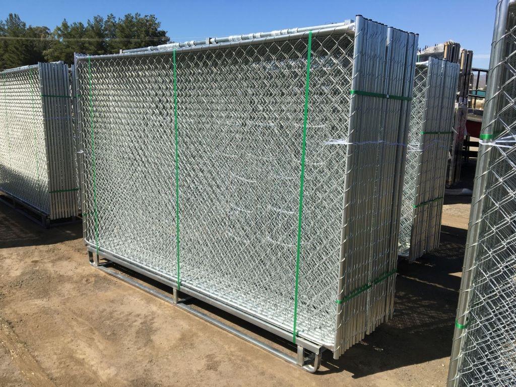 (20) Unused 10ft x 6ft Chain Link Fence.