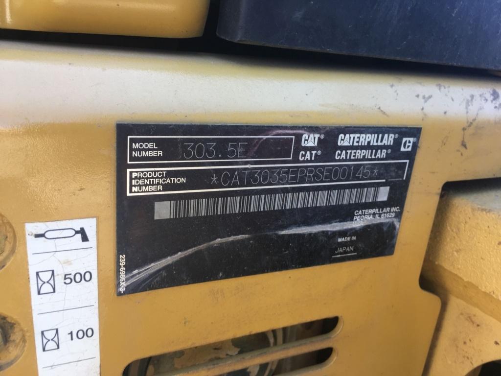 2014 Caterpillar 303.5E CR Mini Excavator,