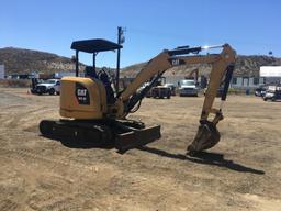 2014 Caterpillar 303.5E CR Mini Excavator,