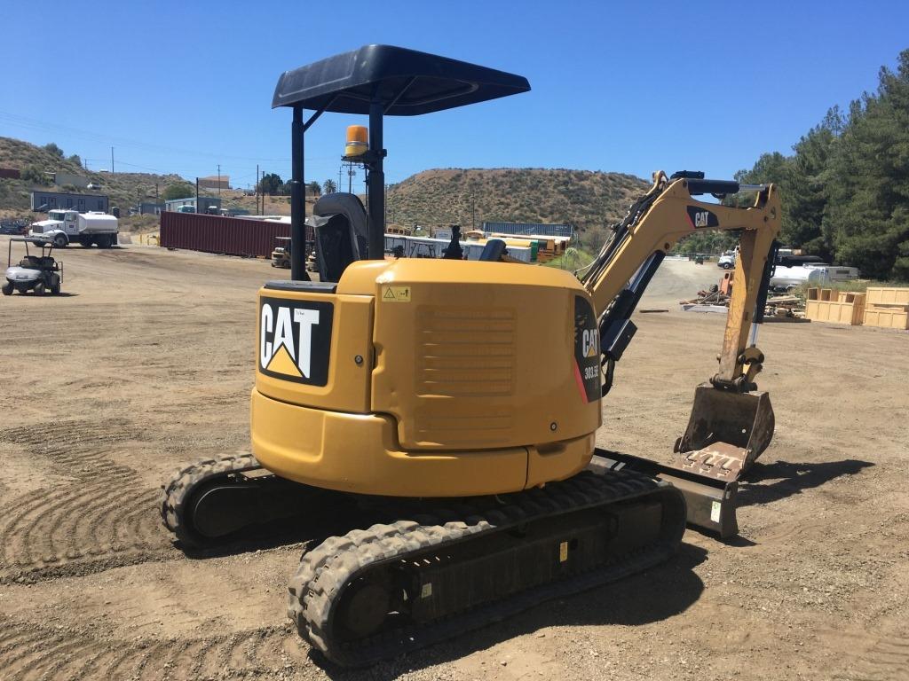 2014 Caterpillar 303.5E CR Mini Excavator,