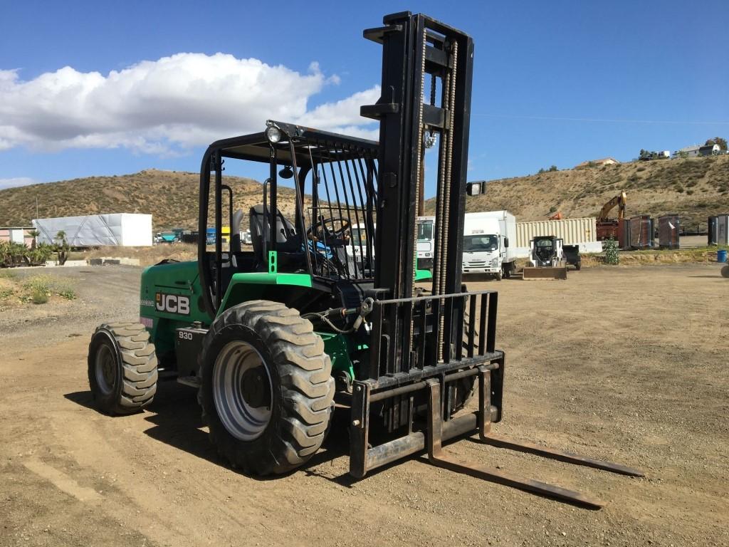 2018 JCB 930 Rough Terrain Construction Forklift,
