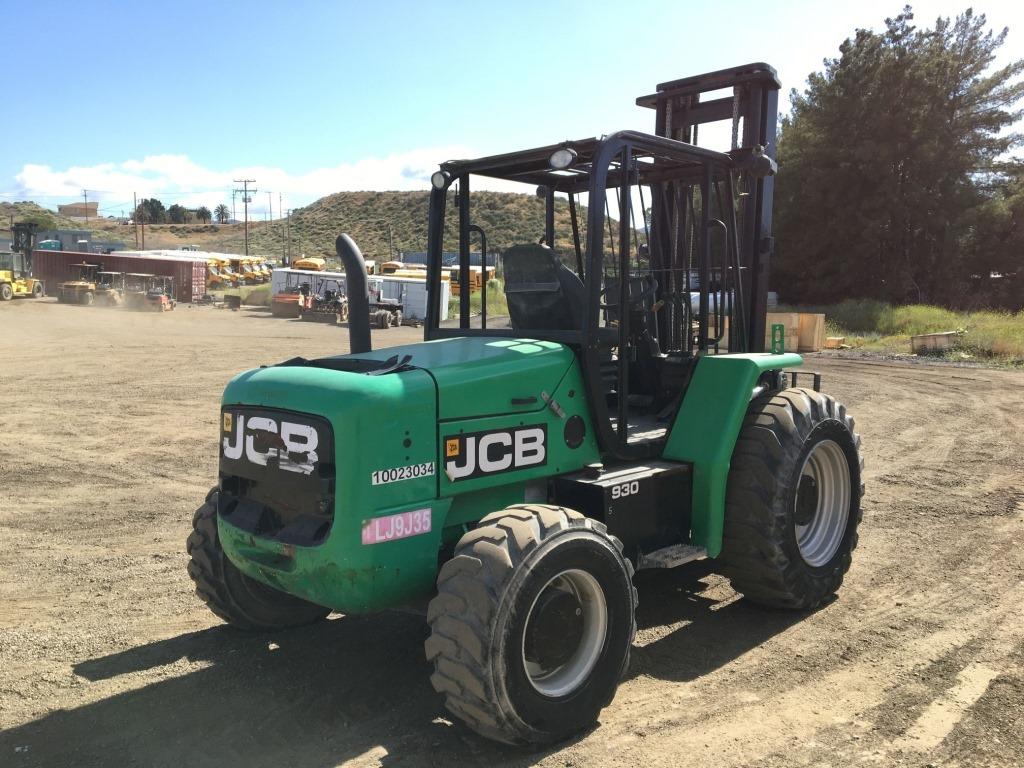 2018 JCB 930 Rough Terrain Construction Forklift,