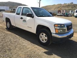 2005 GMC Canyon Extended Cab Pickup,