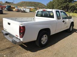 2005 GMC Canyon Extended Cab Pickup,