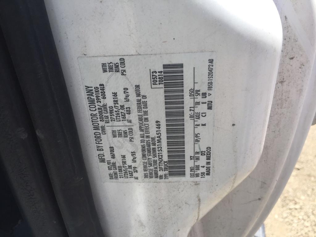 q2001 Ford F250XLT Super Duty Extended Cab Pickup,