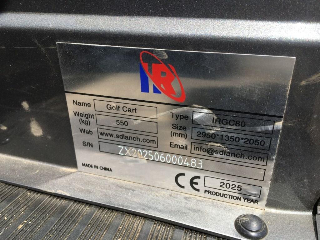 Unused IR 2025 IRGC80 4-Passenger Golf Cart,