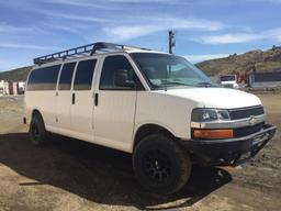 2013 Chevrolet 3500LT Extended Passenger Van,