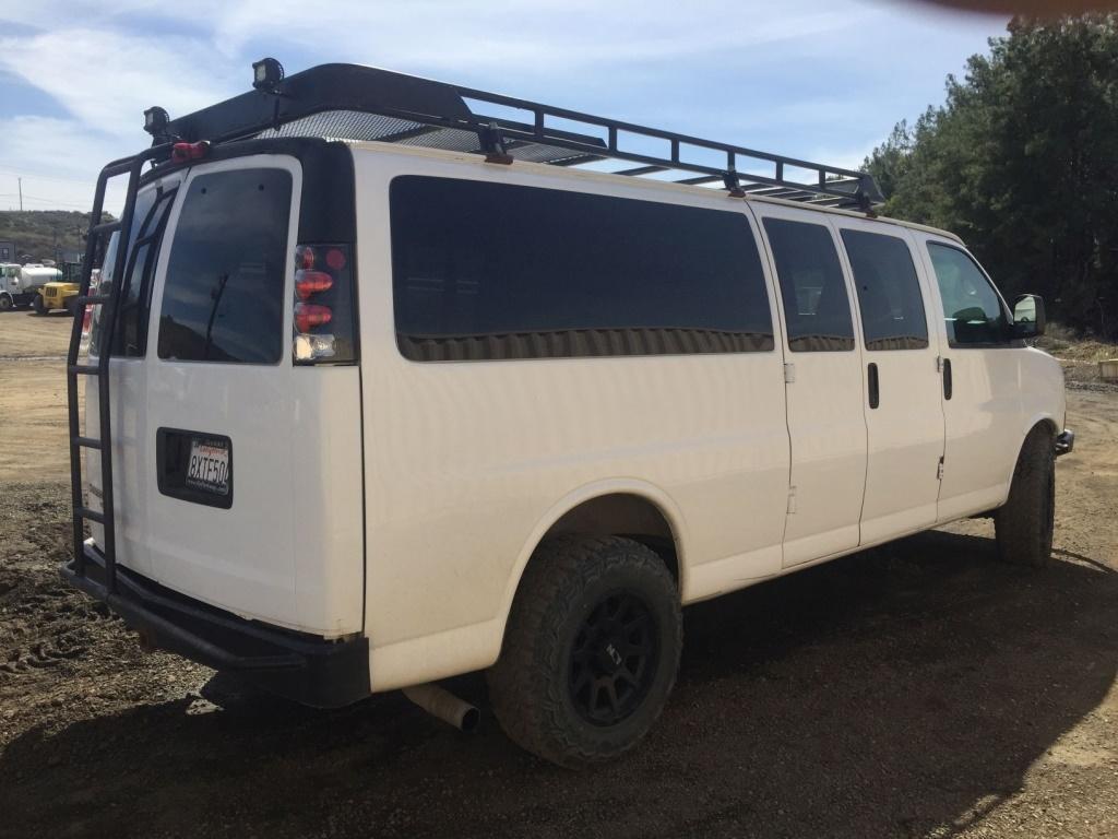 2013 Chevrolet 3500LT Extended Passenger Van,