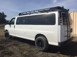 2013 Chevrolet 3500LT Extended Passenger Van,