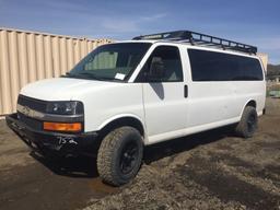 2013 Chevrolet 3500LT Extended Passenger Van,