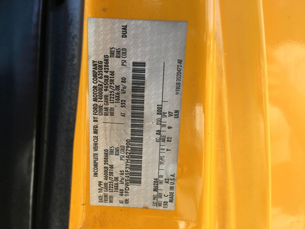 2000 Ford E450 Bus,