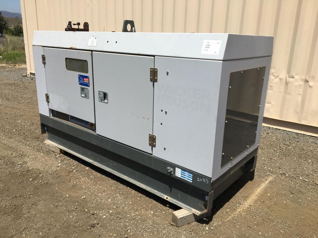 2013 Wacker Neuson G50 38KW/48KVA Generator,