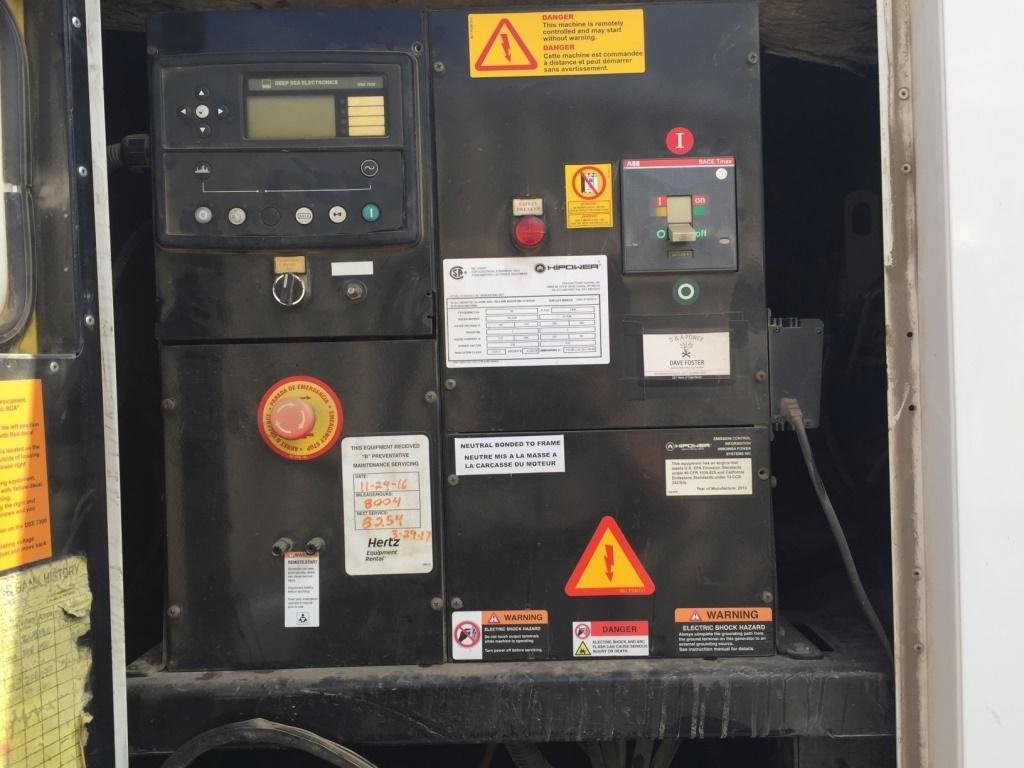 2013 HIPower HRJW75E 74KVA  Generator,