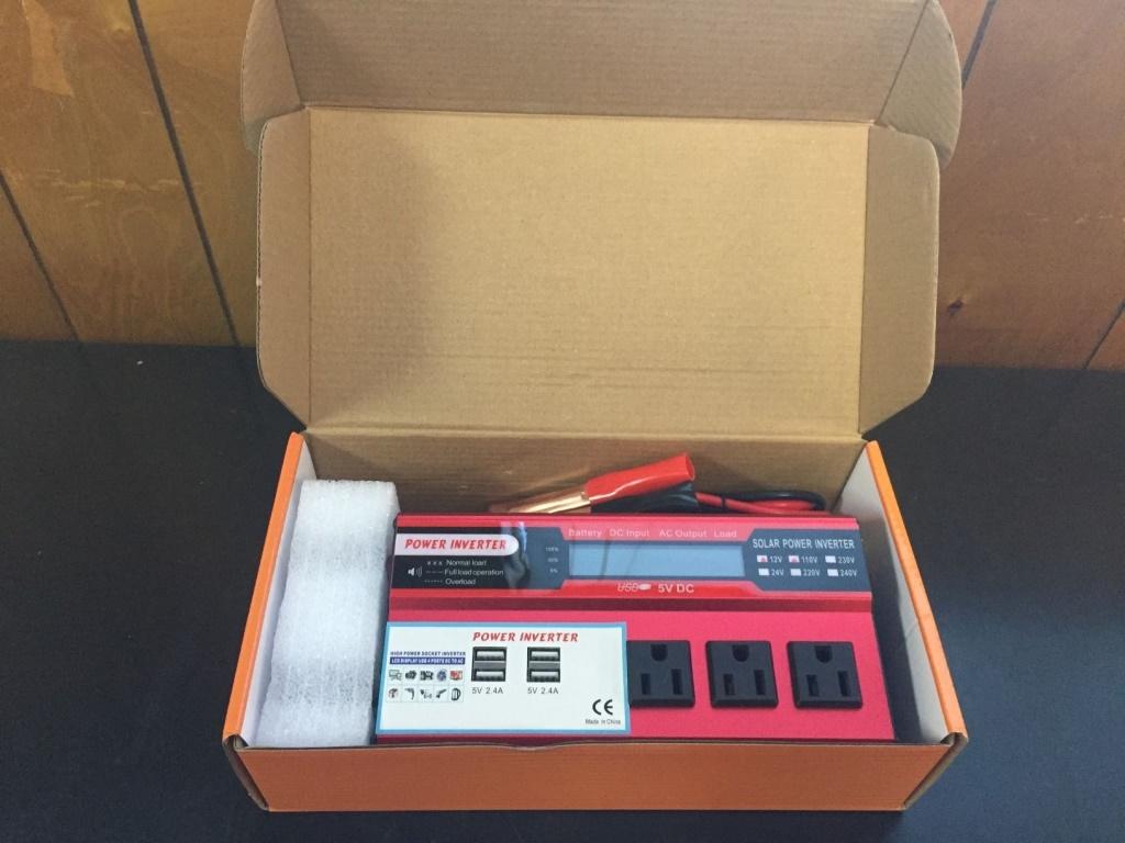 Unused DC12V 110 Volt Power Inverter.