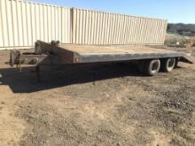 1987 Towmaster T20 Equipment Trailer,